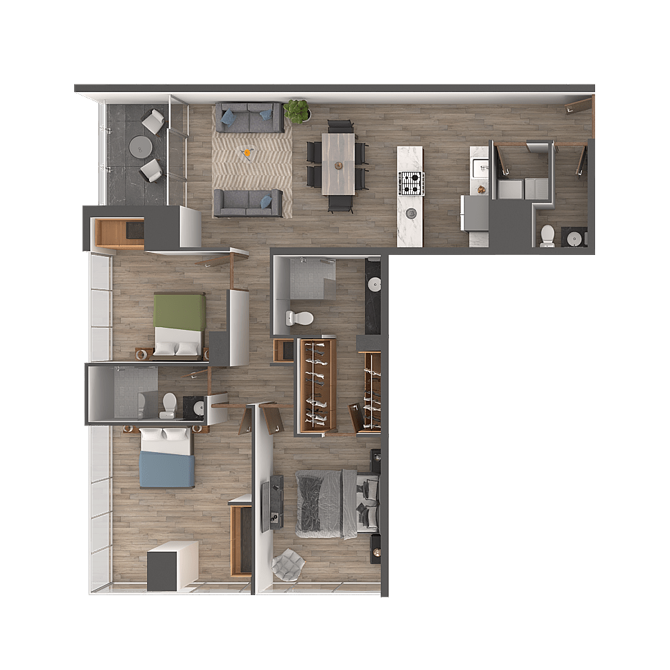 Galería departamento